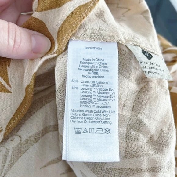 NEW Madewell Linen-Blend Cami Midi Dress in Tropicale Floral NWT M Flowy Pockets - Picture 12 of 13